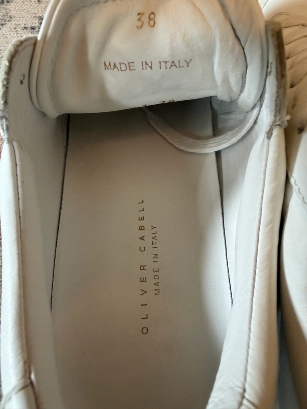 Low 1 Leather Low-Top Sneakers (EU38) - Picture 5 of 6